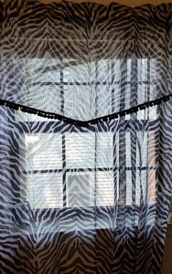 Sheer zebra curtains